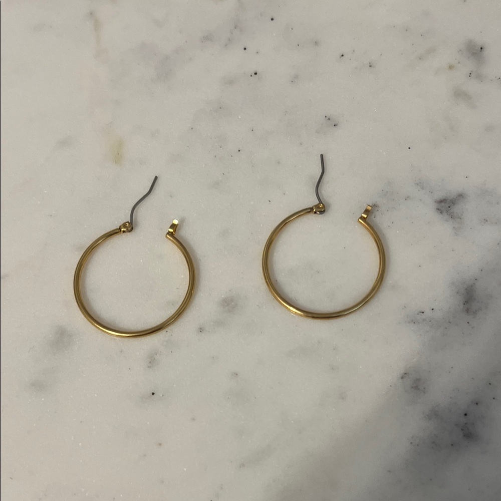 Elegant Gold Hoop Earrings